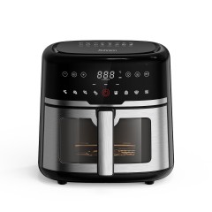 Rohnson R-2873 Air Fryer με Διπλό Αποσπώμενο Κάδο 6lt Γκρι Rohnson R-2873 Air Fryer με Διπλό Αποσπώμενο Κάδο 6lt Γκρι